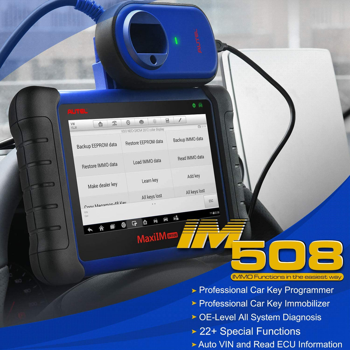 Autel MaxiIM IM508 XP400 PRO Automotive Scanner IMMO Programming Diagnostic  Tool autel maxiim im508 key programming – VXDAS Official Store